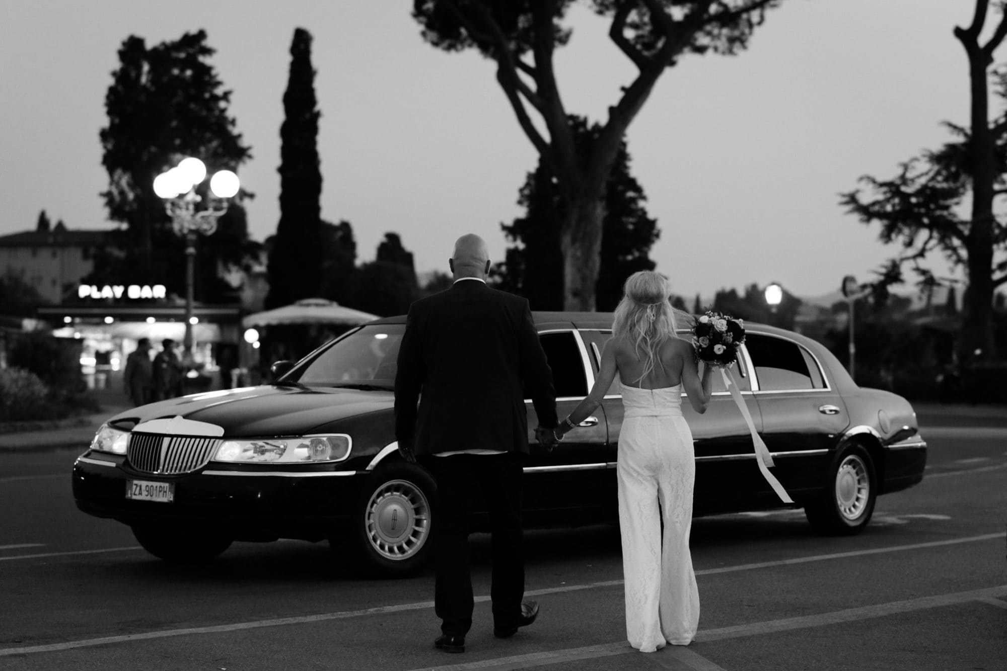 limousine at piazzale michelangelo